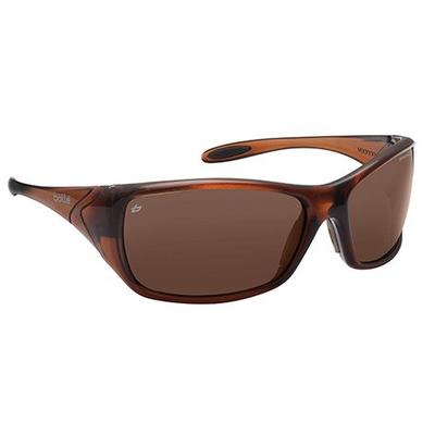 Bolle Safety Voodoo Safety Glasses, Shiny Brown Frame, Brown Lenses