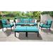 Madison Ave 6 Piece Sectional Seating Group w/ Cushions Metal in Blue kathy ireland Homes & Gardens by TK Classics | 33 H x 88 W x 33.6 D in | Outdoor Furniture | Wayfair