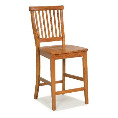 Home Styles 5004-89 Distressed Oak Finish Bar Stool, 24-Inch