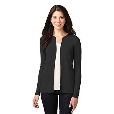 Port Authority Women's Concept Stretch Button Front Cardigan 3XL Black