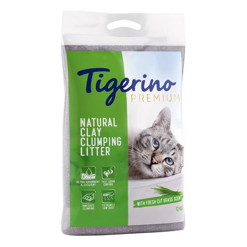2x 12kg Tigerino Premium Katzenstreu – Duft nach frischem Gras