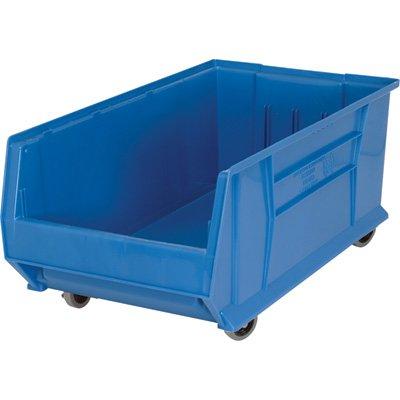 Quantum Storage 30in. Mobile Hulk Container - 29 7/8in.L x 16 1/2in.W x 14in.H Bin, Blue