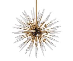 Hudson Valley Lighting 9032-AGB Sparta 32" Chandelier", Aged Brass