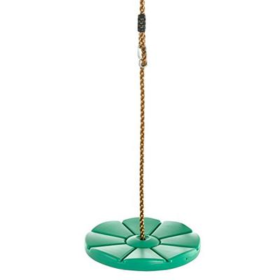 Swingan - Cool Disc Swing with Adjustable Rope - Fully Assembled (Green)