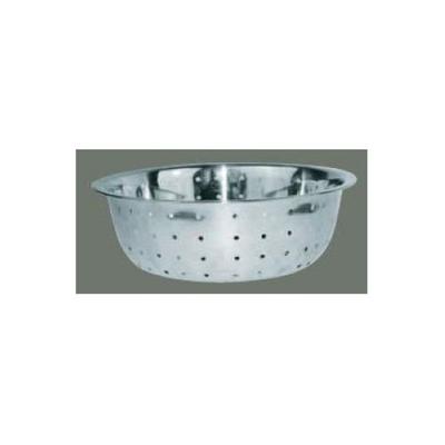 Winco CCOD-15L Stainless Steel Chinese Colander with 5mm Holes, 15-Inch Diameter