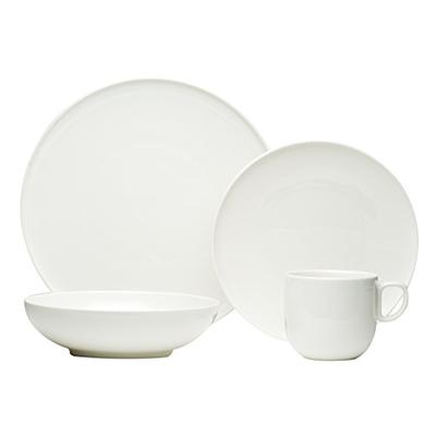 Red Vanilla ET1900-016 16 Piece Every Time Dinner Set, White