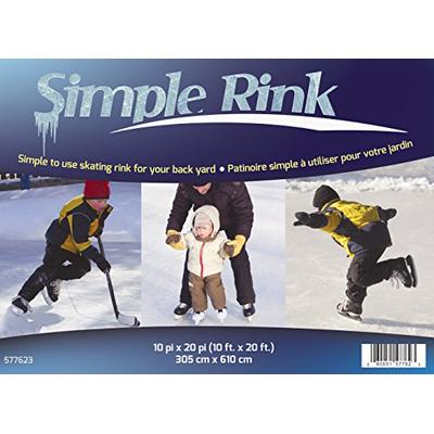 Gazebo Penguin 577623 Simple Skating Rink, 10-Feet x 20-Feet