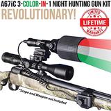 Wicked Lights A67iC 3-Color-in-1 (Green, Red, White LED) Night Hunting Gun Light Kit with Intensity screenshot. More Pet Supplies directory of Pet Supplies.