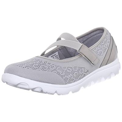 Propet Women's TravelActiv Mary Jane Fashion Sneaker, Silver, 11 M US