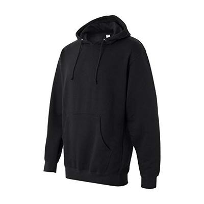 ITC Mens Midweight Hooded Sweatshirt (SS4500) -BLACK -L