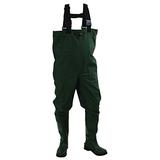 Frogg Toggs Cascades 2-ply Poly/Rubber Bootfoot Chest Wader, Cleated Outsole, Forest Green, Size 7 screenshot. Fishing Gear directory of Sports Equipment & Outdoor Gear.