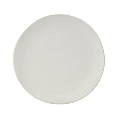 Matte Wave 8" Salad/Dessert Plate, Set of 6, White