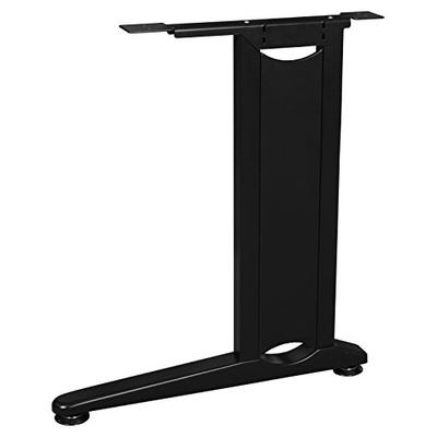 Regency Fusion Computer Table Center Leg- Black