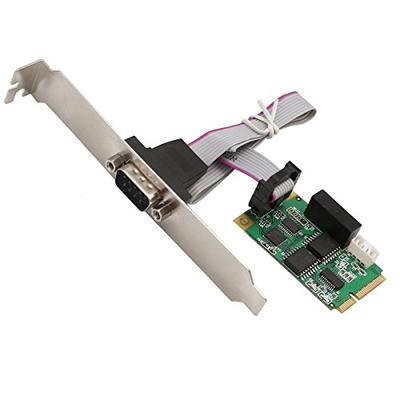 IO Crest SI-MPE15062 Full Size Mini PCIe Card or USB 2.0 1 Port Serial DB9 RS232/422/485 Adapter