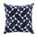 Nikki Chu by Jaipur Living Danceteria Blue/ Ivory Geometric Down Throw Pillow 22 inch - PLW103221