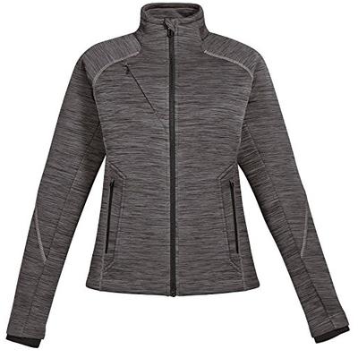 NR LAD MELANGE BOND FLC JKT (CARBON 456) (L)