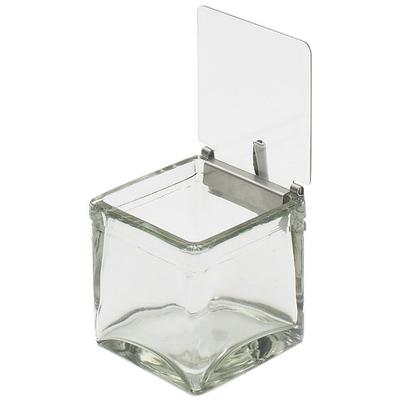 Cal-Mil 1807 Solid Metal Hinge Jar Lid