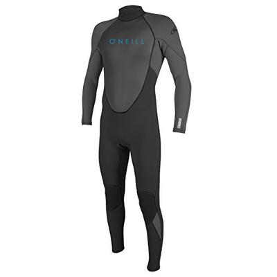O'Neill Youth Reactor-2 3/2mm Back Zip Full Wetsuit, Black/Graphite, 12