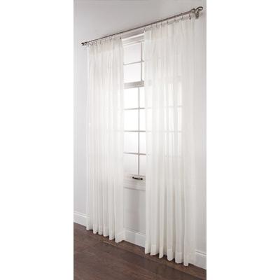 Stylemaster Splendor Pinch Pleated Drapes Pair, 2 of 36" by 84", White