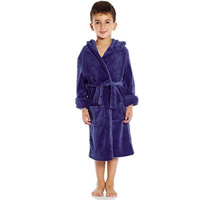 Leveret Kids Fleece Sleep Robe Royal Blue Size 14 Years