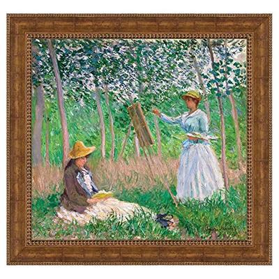 Design Toscano In the Woods at Giverny: With Hosched Sisters, 1887: Canvas Replica: Small