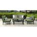 Madison 4 Piece Sectional Seating Group w/ Cushions Metal in Black kathy ireland Homes & Gardens by TK Classics | Outdoor Furniture | Wayfair