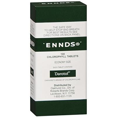 Ennds Chlorophyll Tablets 100 Tablets (Pack of 3)