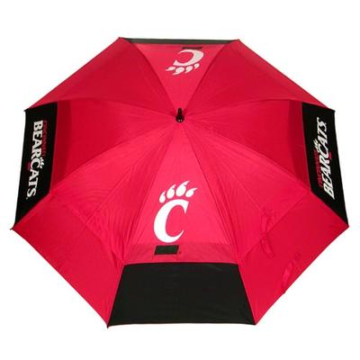 Team Golf NCAA Cincinnati Bearcats 62" Golf Umbrella with Protective Sheath, Double Canopy Wind Prot