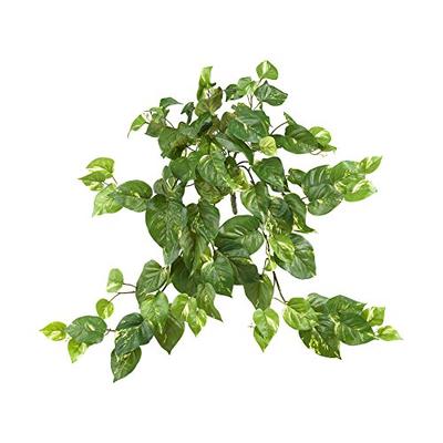 Nearly Natural 6059-S3 30" Pothos Hanging Bush (Set of 3), 3 Piece