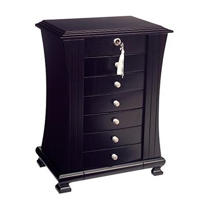 Mele & Co. Layla Wooden Jewelry Box (Java Finish)