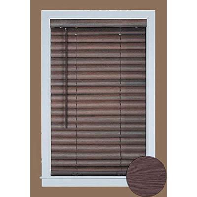 Achim Home Furnishings Cordless GII Luna 2" Vinyl Venetian Blind, 23" x 64", Mahogany