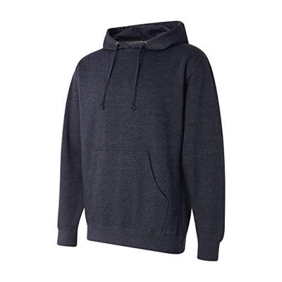 Independent Trading Co. Midweight Hood Sweatshirt SS4500-Nvy Hth-SM