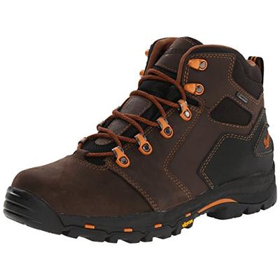 Danner Men's Vicious 4.5" Plain Toe Work Boot,Brown/Orange,7.5 D US