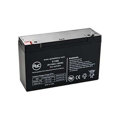Elan 5102P1B 6V 10Ah Emergency Light Battery - This is an AJC Brand Replacement