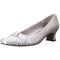 Easy Street Women's Waive Dress Pump,Silver Satin,9 N US