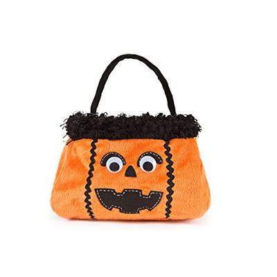 Xia Home Fashions Jack-O-Lantern Halloween Treat Bag, 7 7 13"