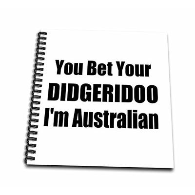 3D Rose You Bet Your Didgeridoo Im Australian Drawing Book