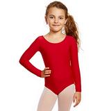 Leveret Girls Leotard Red Long Sleeve Toddler (2-4) screenshot. Tops directory of Clothes.