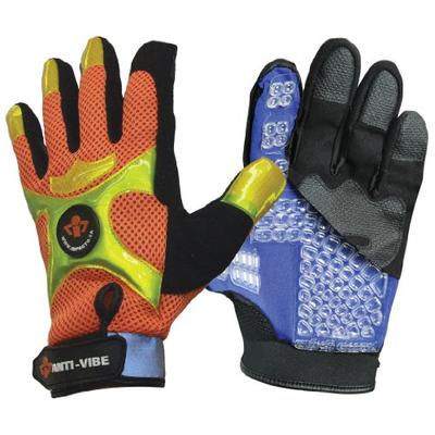 Impacto BGHIVIS30 Anti-Vibration High Visibility Mechanic's Air Glove, Orange/Black