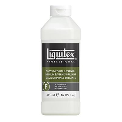 Liquitex Professional Gloss Fluid Medium & Varnish, 16-oz