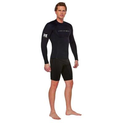 NeoSport Wetsuits Men's XSPAN Long Sleeve Shirt, Black, XX-Large - Diving, Snorkeling & Wakeboarding
