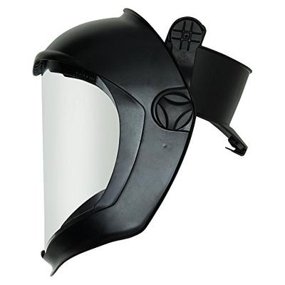 Uvex Bionic Face Shield with Hard Had Adapter and Clear Polycarbonate Anti-Fog/Hardcoat Visor (S8515