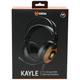 KROM Gaming-Headset KAYLE -NXKROMKAYLE- Headset mit Mikrofon, RGB-Flow in 7 Farben, 7.1 Virtual Sound, 50mm Lautsprecher, verstellbarer Kopfbügel, Micro Flexible, USB, PS4, PS5 und PC, Schwarz