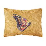 Caroline's Treasures 8858PW1216 Butterfly on Gold Canvas Fabric Decorative Pillow, 12H x16W, Multico screenshot. Pillows directory of Bedding.