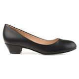 Brinley Co. Womens Soren Classic Faux Leather Comfort-Sole Heels Black, 11 Regular US screenshot. Shoes directory of Clothing & Accessories.
