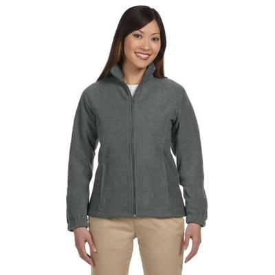 Harriton Womens Full-Zip Fleece (M990W) -BLACK -2XL