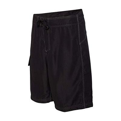 Burnside B9301 Mens Solid Board Short - Black - 36