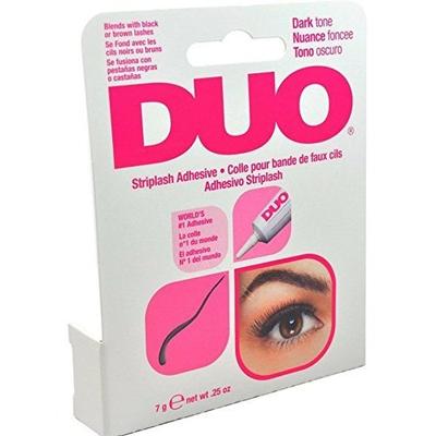 Duo Water Proof Eyelash Adhesive, Dark Tone 1/4 oz (Pack of 4)