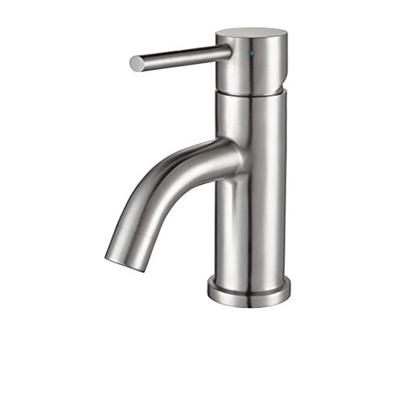 Waterhaus Lead Free Solid Stainless Steel Single Handle Lavatory faucet