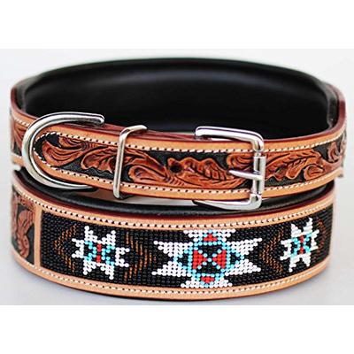 ProRider XSmall 9''- 13'' Dog Puppy Collar Cow Leather Adjustable Padded Canine 6075